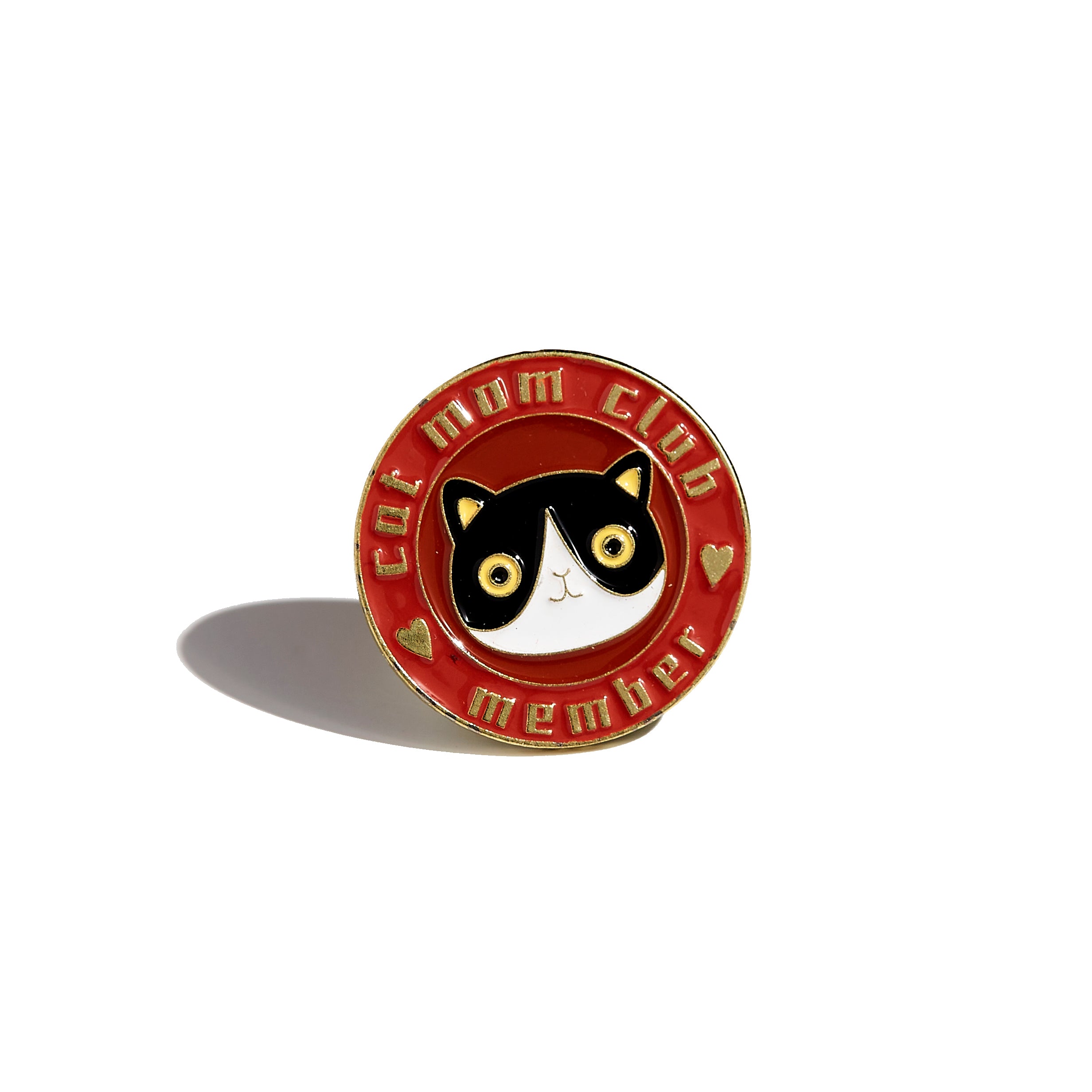 Cat Mom Club Member Pin