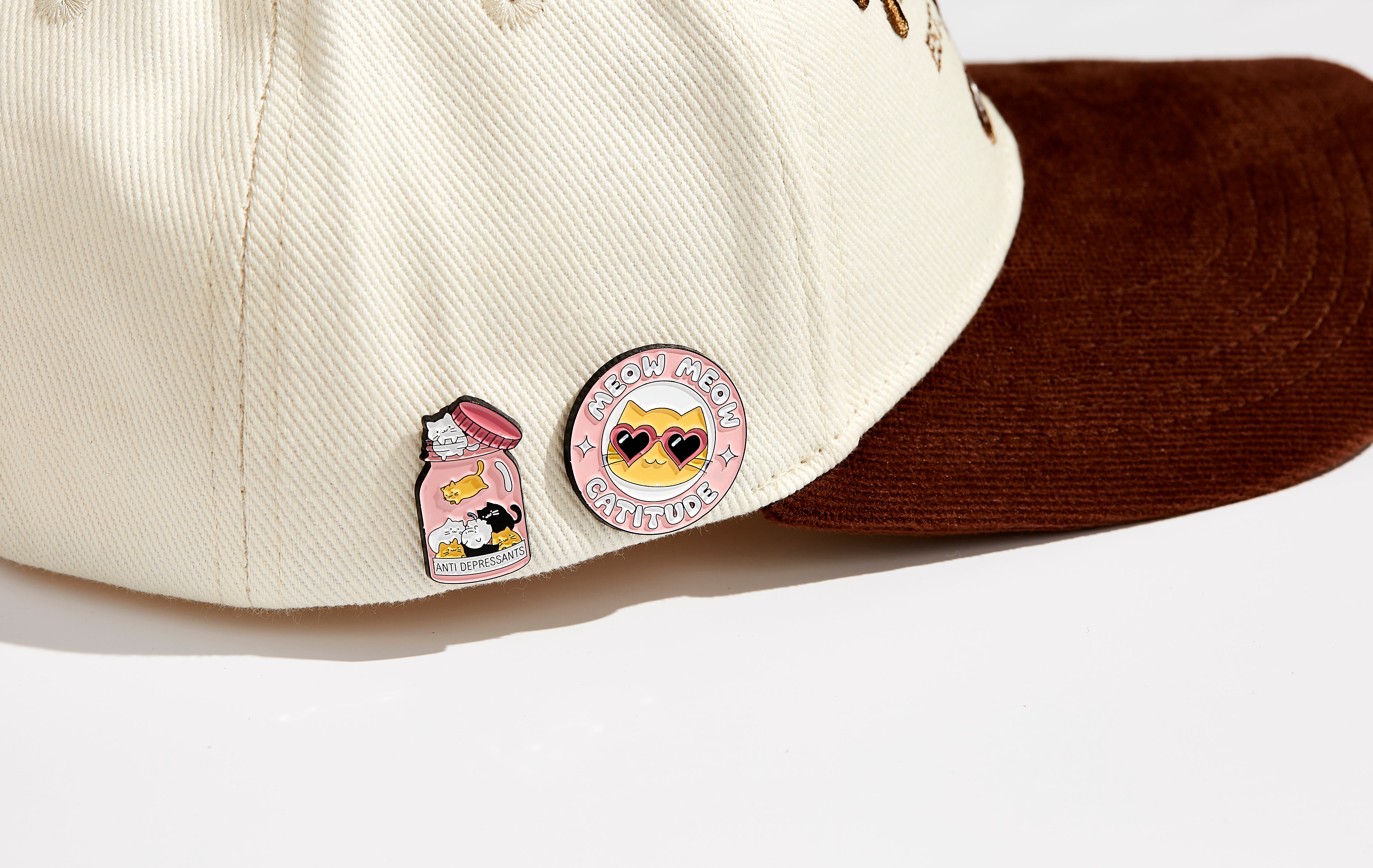 Anti Depressants Cat Pin