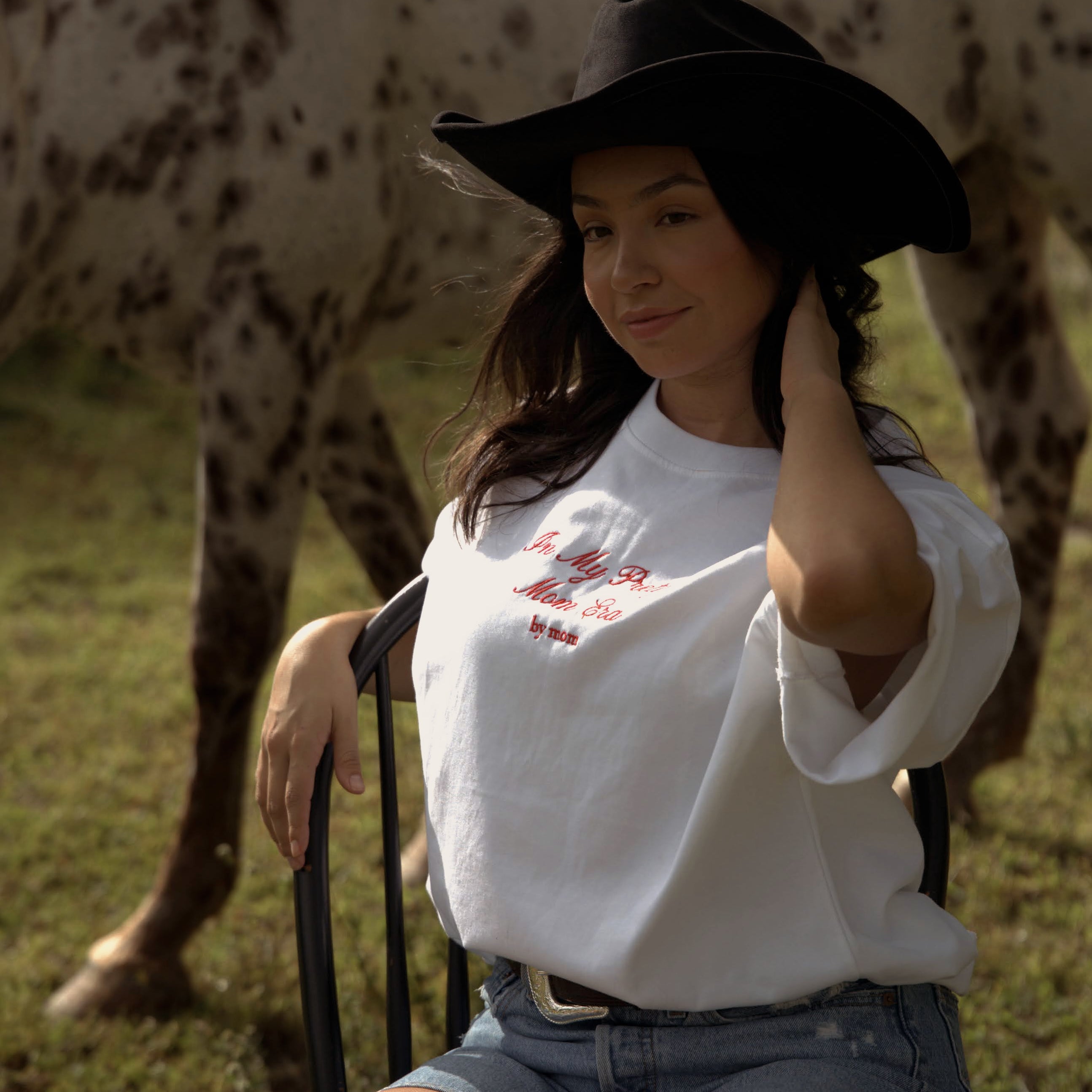 “Pretty Mom Era” Cotton Oversize T-shirt