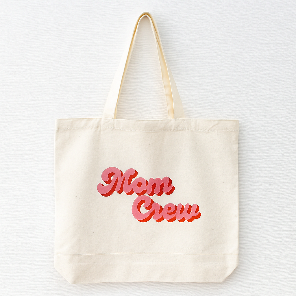 Mom Crew Tote Bag