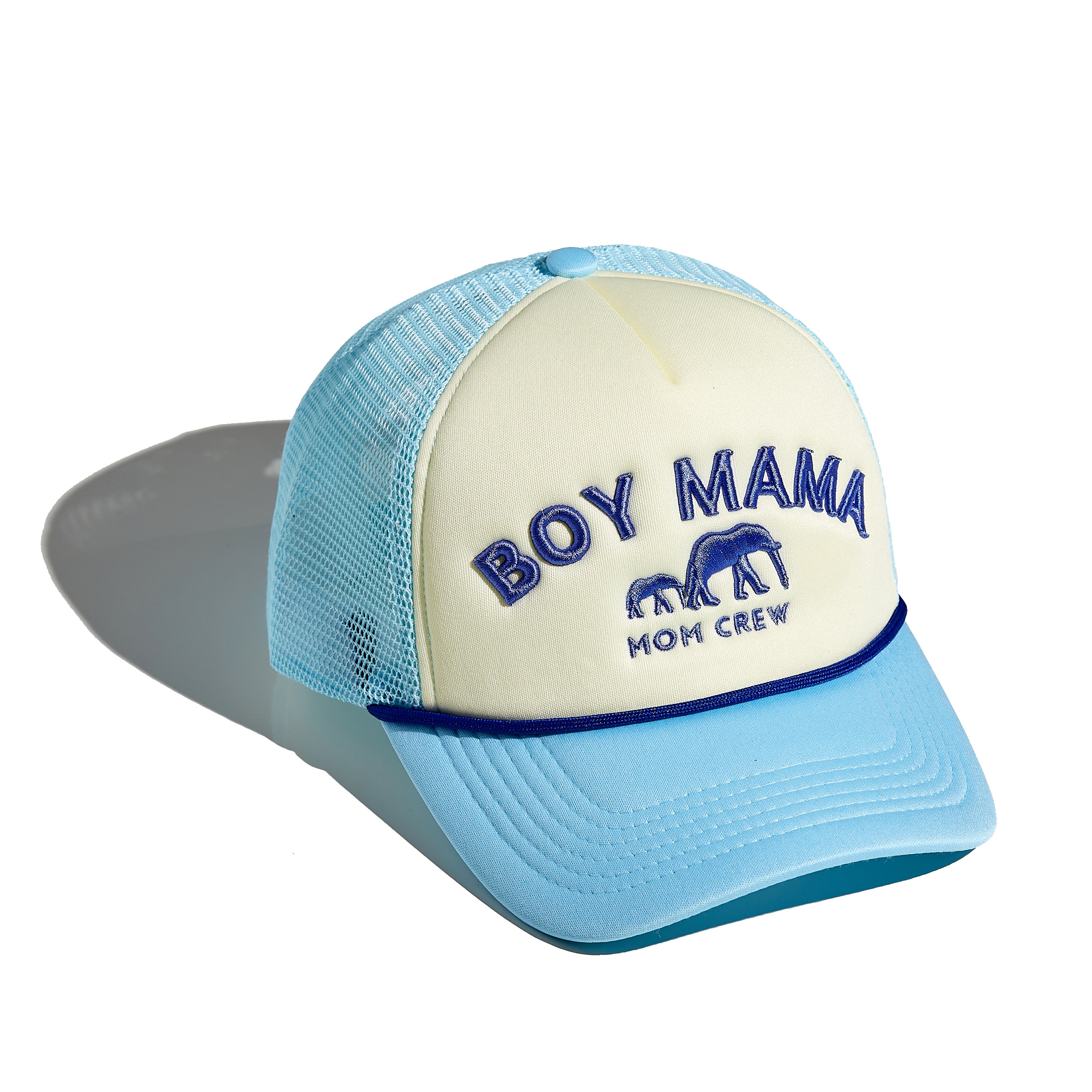 The MomCrew BOY MAMA Cap is designed for moms proudly raising boys, featuring bold "BOY MAMA" embroidery on the front. Made from sponge polyester, this cap combines style and comfort with an adjustable snap strap for a custom fit. Its casual, laid-back design makes it perfect for busy days spent with your little ones. The cap is one-size-fits-all, suitable for both moms and dads, and built to endure daily wear while staying stylish.