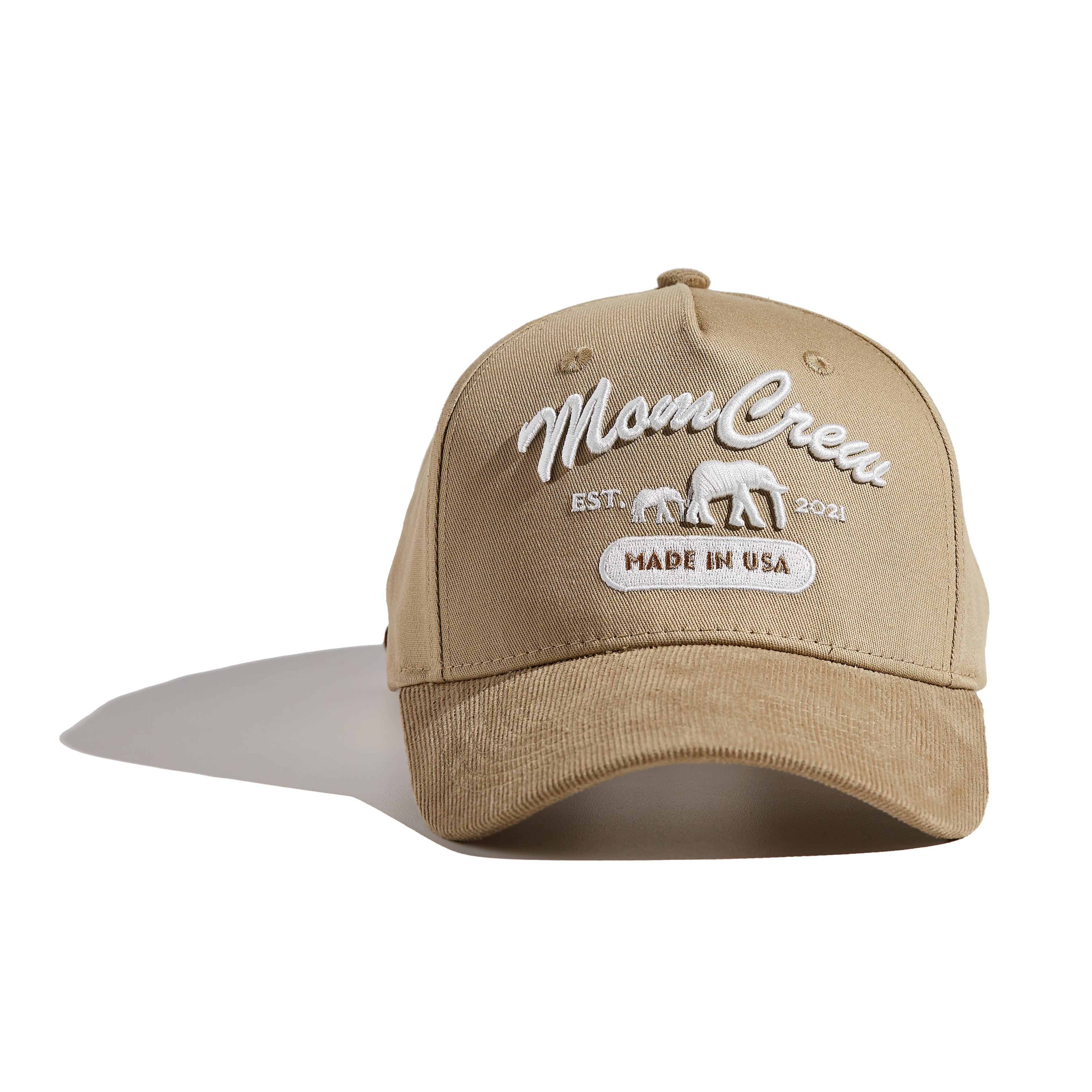 The MomCrew Natural Cap is designed for effortless style with a subtle, neutral tone. Made from 100% cotton, this cap features an adjustable snap strap to fit a variety of head sizes, making it perfect for both moms and dads. The soft natural hue and sleek design make it an easy match for any outfit, ideal for casual outings or daily wear.