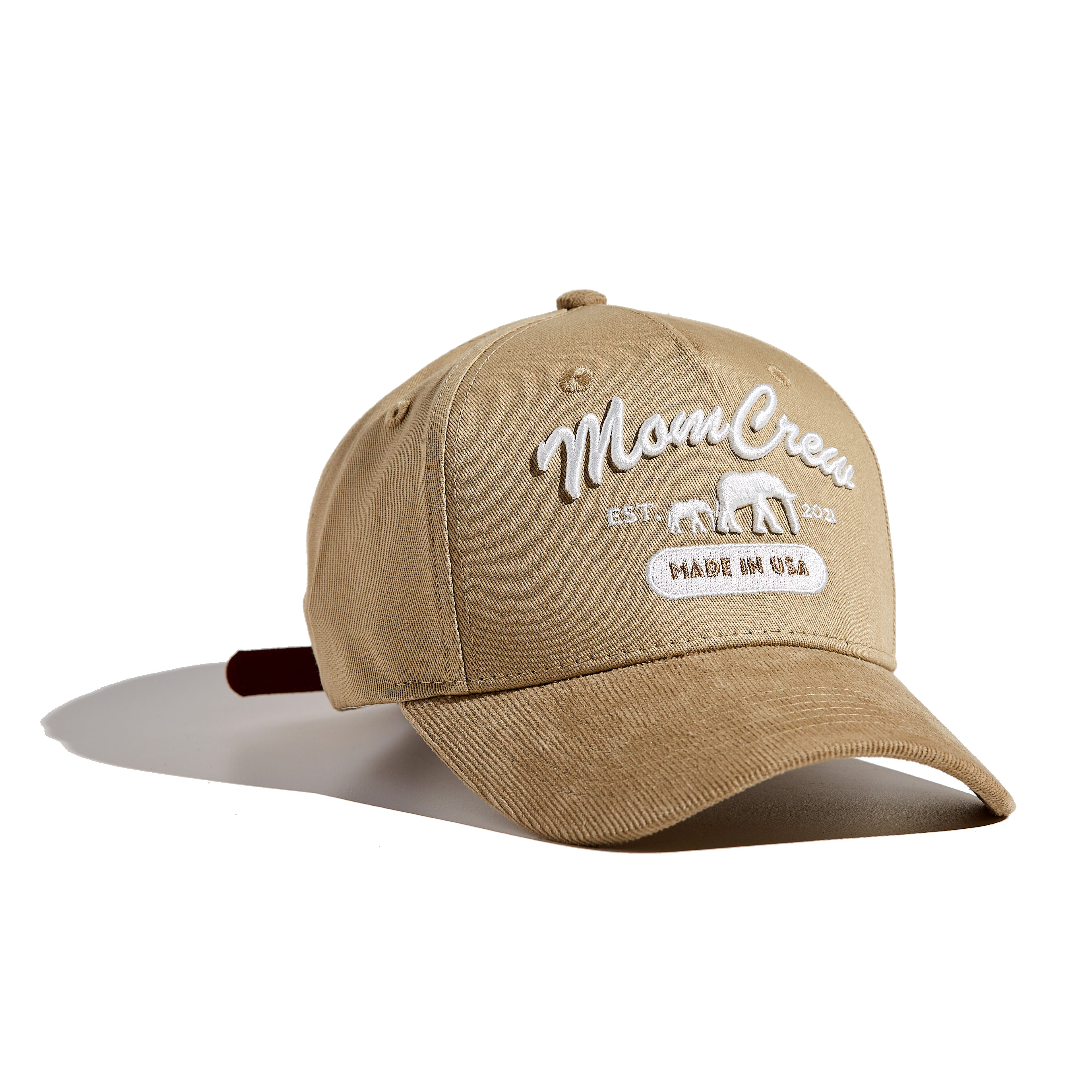 The MomCrew Natural Cap is designed for effortless style with a subtle, neutral tone. Made from 100% cotton, this cap features an adjustable snap strap to fit a variety of head sizes, making it perfect for both moms and dads. The soft natural hue and sleek design make it an easy match for any outfit, ideal for casual outings or daily wear.